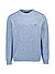 Pullover, Wolle, kristallblau meliert - kristallblau