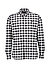 Hemd, Baumwolle, ecru-schwarz kariert - ecru
