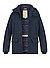 Daunenjacke, Mikrofaser, blau - blau