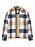 Overshirt, Wolle Daunenfutter, creme kariert - creme