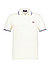 Polo-Shirt, Baumwoll-Piqué, ecru - ecru-blau-weinrot