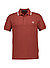 Polo-Shirt, Baumwoll-Piqué, braun - braun-ecru
