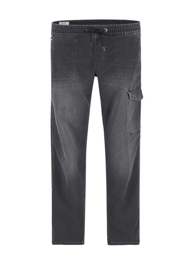 Jeans, Baumwoll-Stretch, schwarz