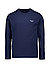 Longsleeve, Slim Fit, Baumwolle, navy - navy