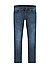 Jeans Lyon, Tapered Fit, Baumwoll-Stretch, oceanblau - oceanblau