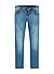 Jeans Lyon, Tapered Fit, Baumwoll-Stretch, hellblau - hellblau