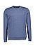 Pullover, Baumwolle, stahlblau - stahlblau