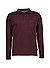 Polo-Shirt, Baumwoll-Jersey, bordeaux - dunkelbordeaux