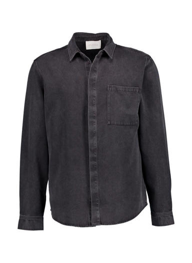 Jeanshemd Franz, Lyocell, schwarz