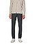 Chino Tonic, Modern Fit, Mikrofaser, dunkelgrau meliert - grau