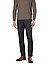 Hose Bill, Modern Fit, Baumwolle, marine meliert - marine
