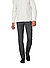 Hose Bill, Modern Fit, Baumwolle, hellgrau meliert - hellgrau