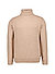 Rollkragenpullover, Wolle, dunkelbeige - dunkelbeige