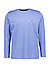 Longsleeve, Baumwolle, kristalblau - kristallblau