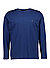 Longsleeve, Baumwolle, nachtblau - nachtblau