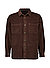 Overshirt, Cord, dunkelbraun - dunkelbraun