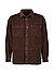 Overshirt, Cord, dunkelbraun - dunkelbraun