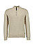 Troyer, Baumwolle-Wolle, dunkelbeige - dunkelbeige