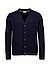 Cardigan, Baumwolle-Wolle, navy - blau