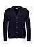 Cardigan, Baumwolle-Wolle, navy - blau