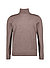 Rollkragenpullover Donte, Modern Fit, Merinowolle extrafein, braun meliert - braun