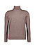 Rollkragenpullover Donte, Modern Fit, Merinowolle extrafein, braun meliert - braun