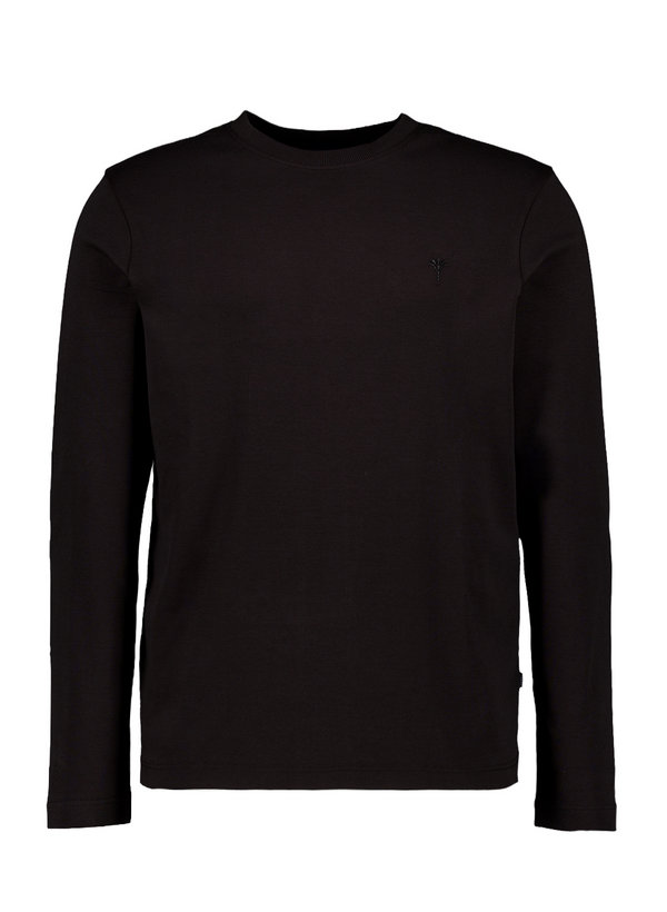 JOOP! Herren Longsleeve schwarz Baumwolle