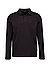 Polo-Shirt Pero, Bio Baumwolle, schwarz - schwarz