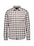 Hemd  Parris, Slim Fit, Flanell, ecru-braun kariert - ecru