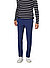 Hose Ryan, Modern Fit, Schurwoll-Stretch, blau meliert - blau