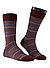 Socken, Baumwolle, bordeaux gemustert - bordeaux