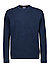 Longsleeve Darian, Baumwoll-Jersey, dunkelblau - dunkelblau