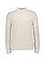 Stehkragenpullover Floriano, Baumwolle, ecru - ecru