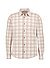 Hemd Hansen, Baumwolle, beige kariert - beige