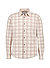 Hemd Hansen, Baumwolle, beige kariert - beige