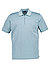 Zip-Polo, Baumwoll-Jersey, salbei gestreift - salbei
