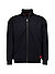 Sweatjacke Stanley, Baumwolle, schwarz - schwarz