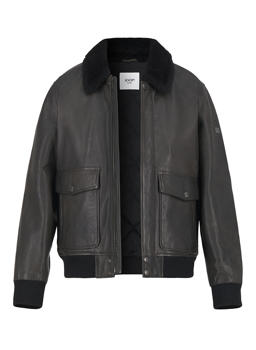 Stylingtipps Beschreibungsbild von JOOP! Lederjacke Falko 2620065/80000864/070