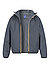 Regenjacke Claude, Mikrofaser, dunkelgrau - dunkelgrau
