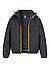 Regenjacke, Mikrofaser, wasserabweisend, schwarz - schwarz