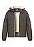 Regenjacke, Mikrofaser wasserabweisend, black olive - black olive
