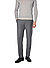 Hose Janis, Regular Fit, Schurwoll-Flanell, grau meliert - grau