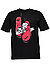 T-Shirt Diboxer, Baumwolle, schwarz - schwarz