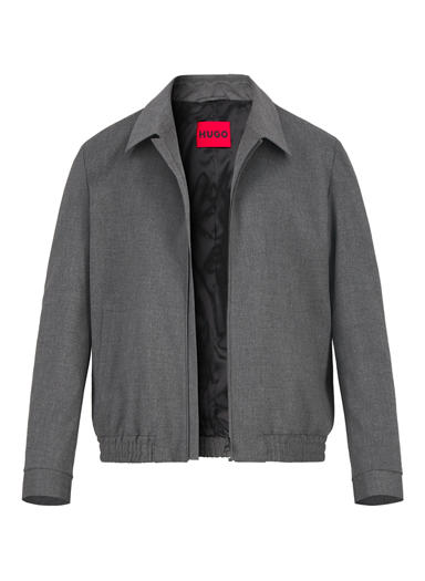 Blouson Hellys, Performence Woll-Stretch, grau