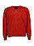 Pullover, Merinowolle waschbar, orangerot - blutorange