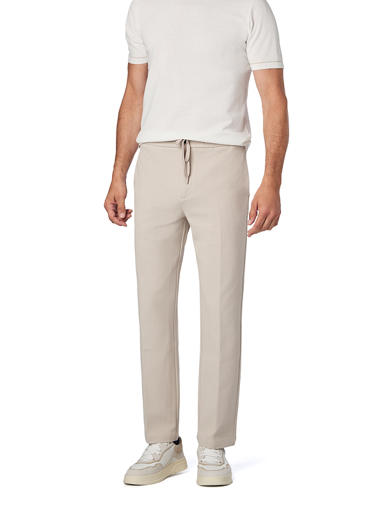 Sweatpants Mirko, Regular Fit, Jersey, sand