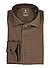 Hemd, Regular Fit, Jersey atmungsaktiv, braun meliert - braun