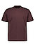 T-Shirt, Regular Fit, Baumwolle, dunkelbraun - dunkelbraun