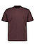 T-Shirt, Regular Fit, Baumwolle, dunkelbraun - dunkelbraun