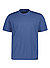 T-Shirt, Regular Fit, Baumwolle, blau - blau